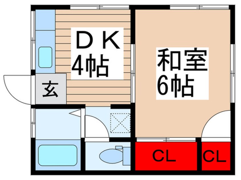 間取図 スカイコート