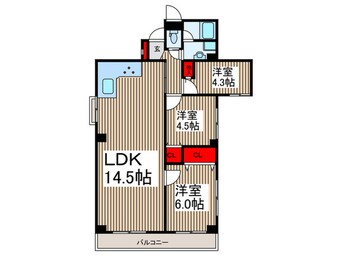 間取図 マンション草加旭園（２０１）