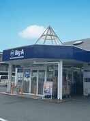 ビッグエー草加新田店(スーパー)まで500m マンション草加旭園（２０１）