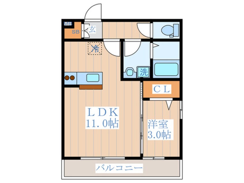 間取図 アザリ－