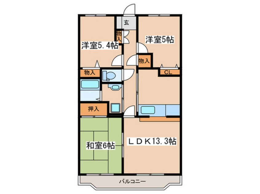 間取図 ブールヴァル秦野