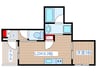Ｓｈａ　Ｍａｉｓｏｎ　Ｄａｗｎ 1LDKの間取り