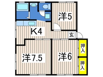 間取図 マリンハイツ