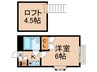ドゥエル村上 1Kの間取り