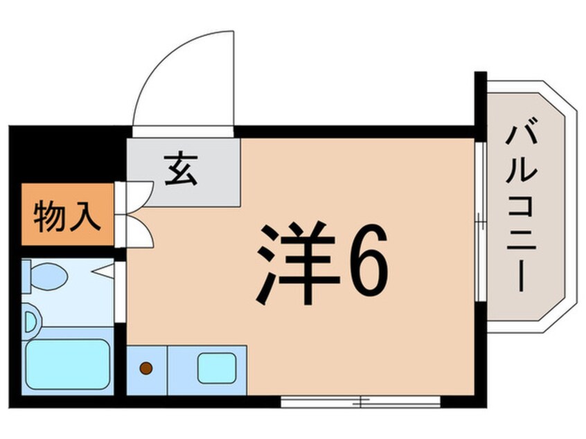 間取図 国都マンション常盤台