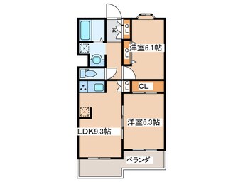 間取図 PLENDY-HILLS 高幡不動