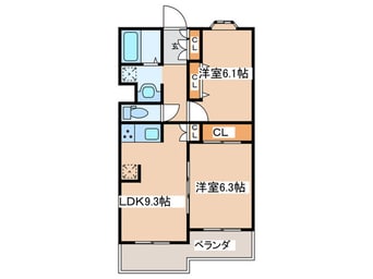間取図 PLENDY-HILLS 高幡不動
