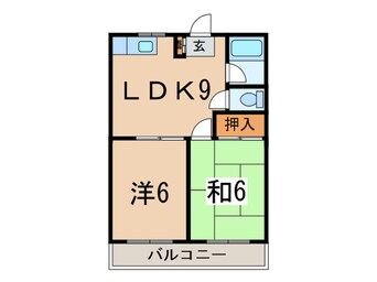 間取図 都立大ハイツ