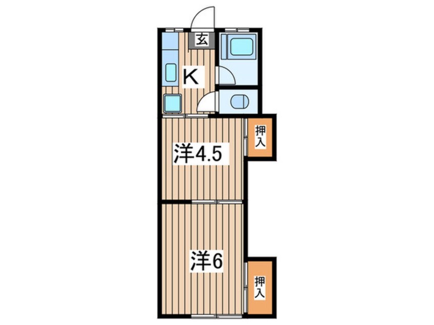 間取図 矢島ハイツ