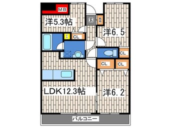 間取図 グランドエンブレム横浜