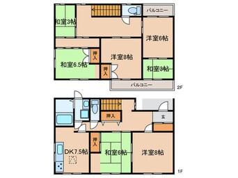 間取図 成城７丁目戸建