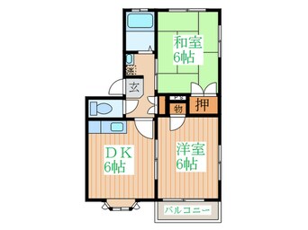 間取図 アドラブール黒目