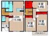 別所町戸建てＥ 3LDKの間取り