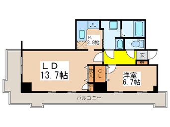 間取図 トルナーレ日本橋浜町（11F）