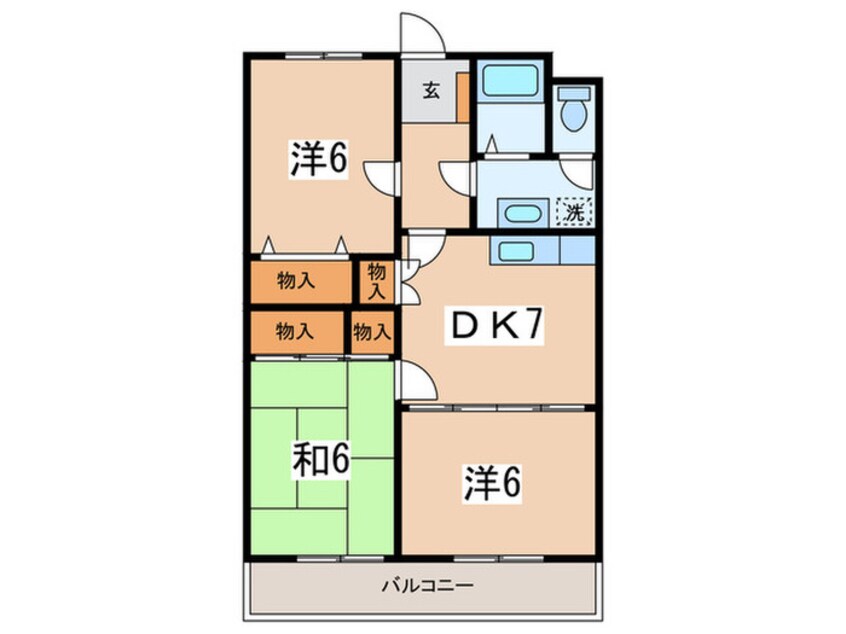 間取図 Ceres Iwahara