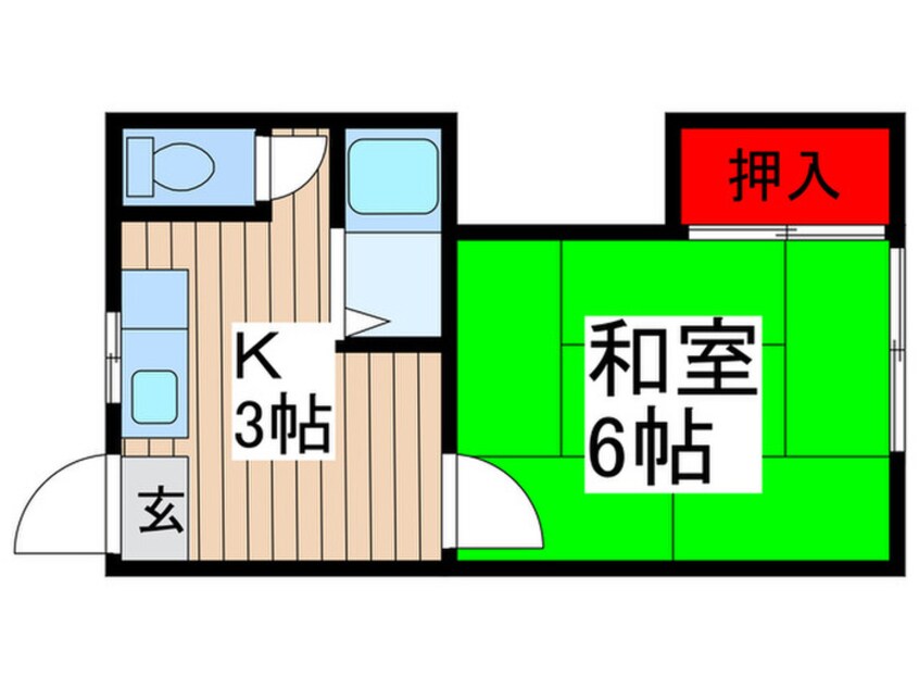 間取図 第二柳荘