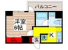 S-RESIDENCE行徳 1Kの間取り