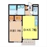 STELLA 1DKの間取り