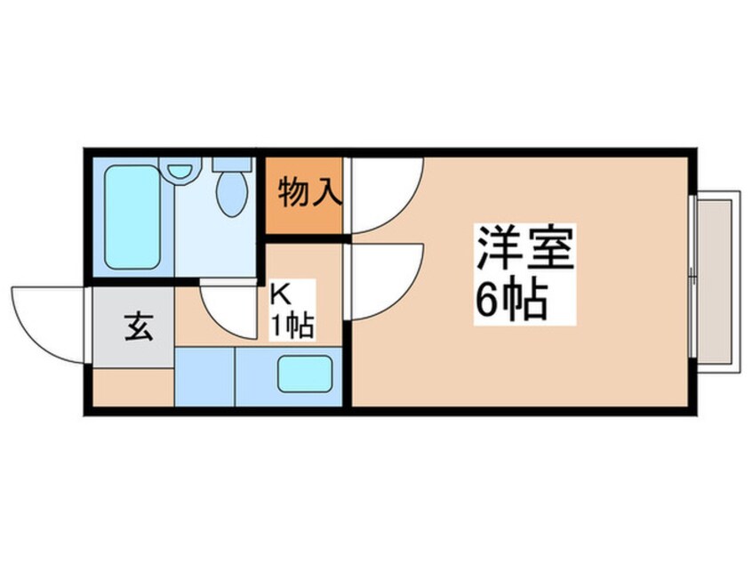 間取図 リバーサイドハイム壱番館