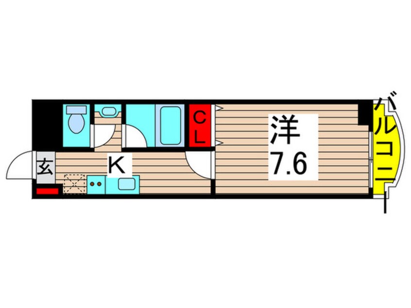 間取図 クイーンパレス浅伊