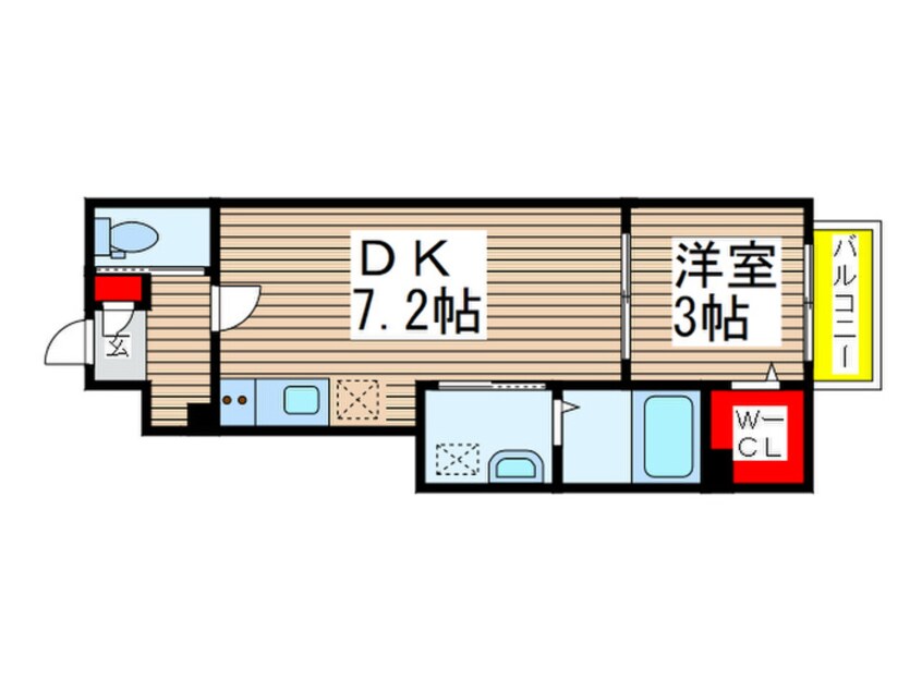 間取図 AJ都賀