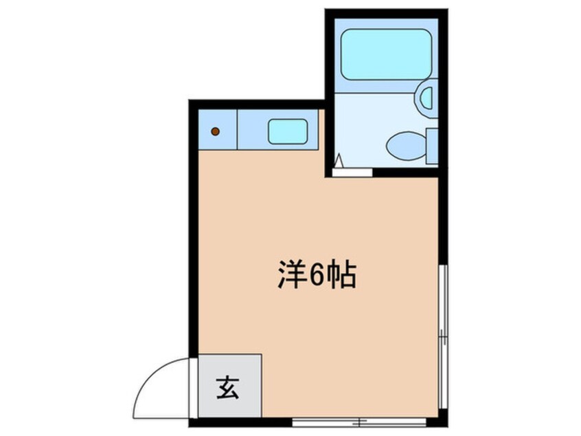 間取図 ハイツ　Ｋ