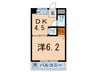 大銀ビル 1DKの間取り