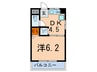 大銀ビル 1DKの間取り