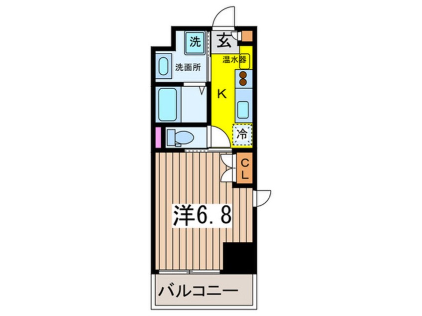 間取図 プライムアーバン西大島