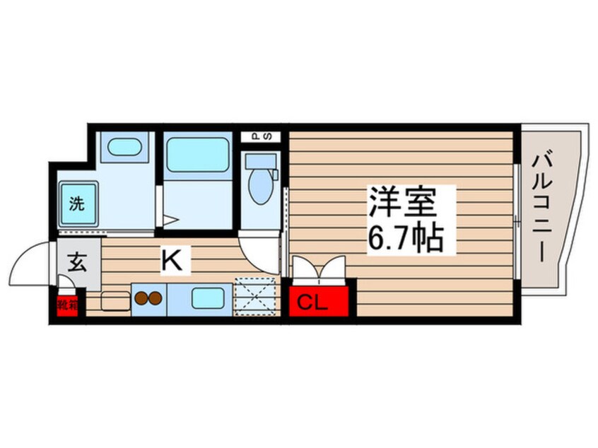 間取図 プライムアーバン西大島