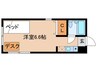 エルスタンザ世田谷千歳 1Rの間取り