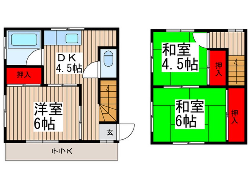 間取図 東洋荘