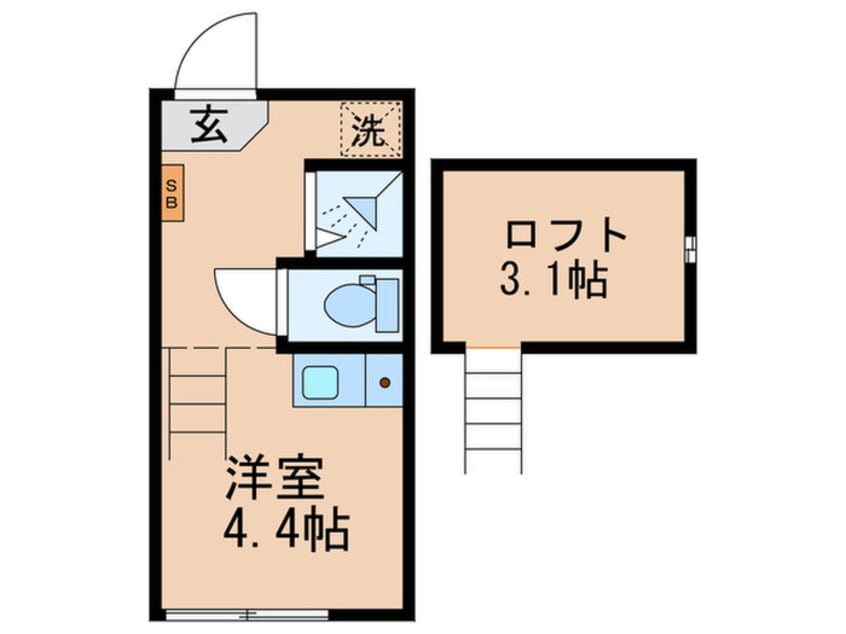 間取図 stage高田馬場