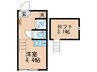 stage高田馬場 1Rの間取り