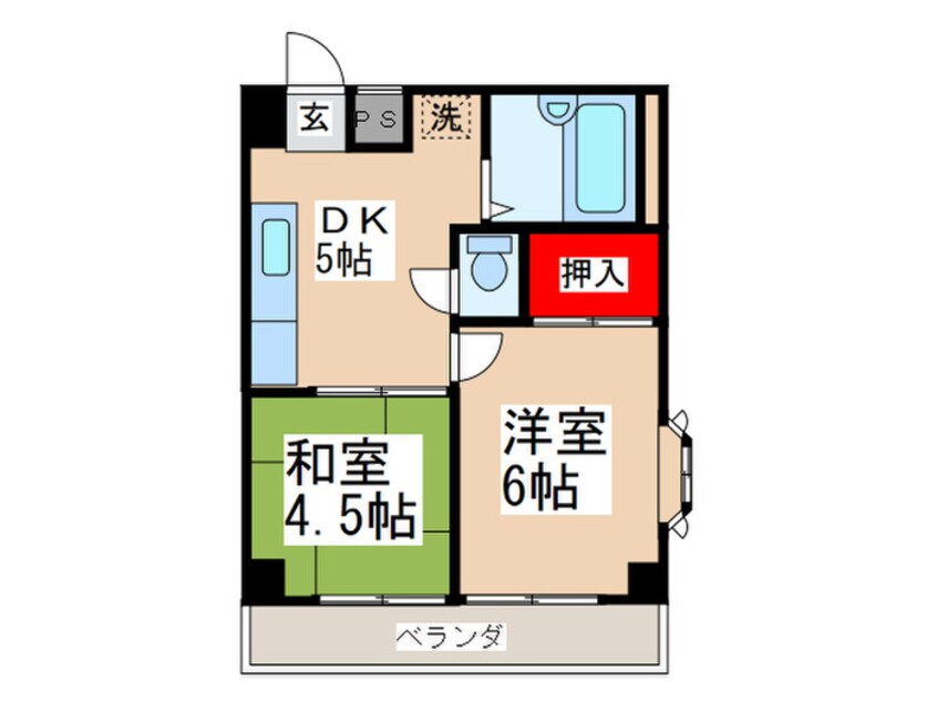 間取図 布施川ビル