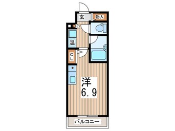 間取図 アンセラジオ新越谷