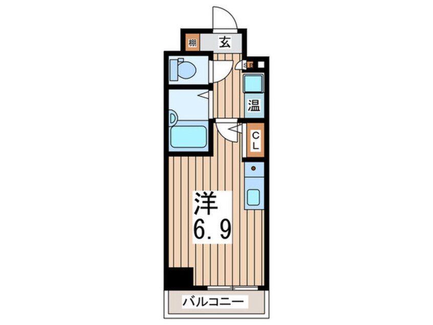 間取図 アンセラジオ新越谷