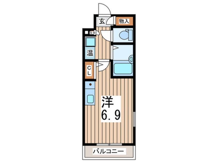 間取図 アンセラジオ新越谷