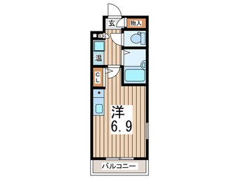 間取図 アンセラジオ新越谷