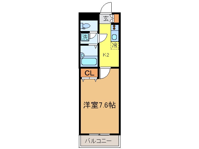 間取り図 カレッジコ－ト千石