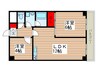 スライヴ２１ 2LDKの間取り