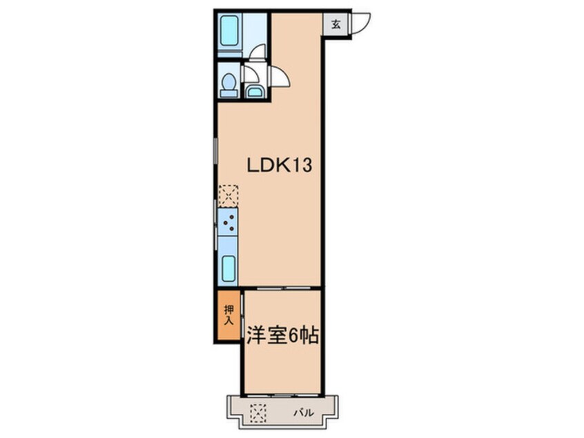 間取図 麻布十番ハイツ