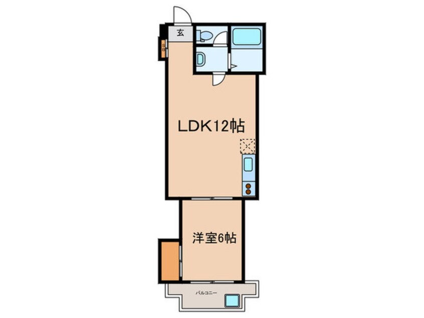 間取図 麻布十番ハイツ