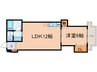 麻布十番ハイツ 1LDKの間取り