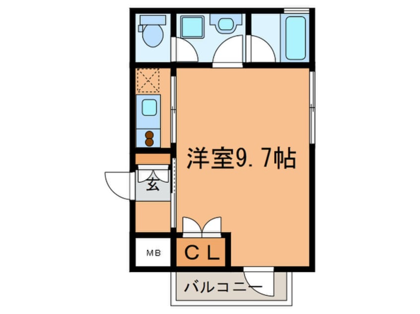 間取図 ＵＮＡ　ＴＥＲＺＡ　ＣＡＳＡ