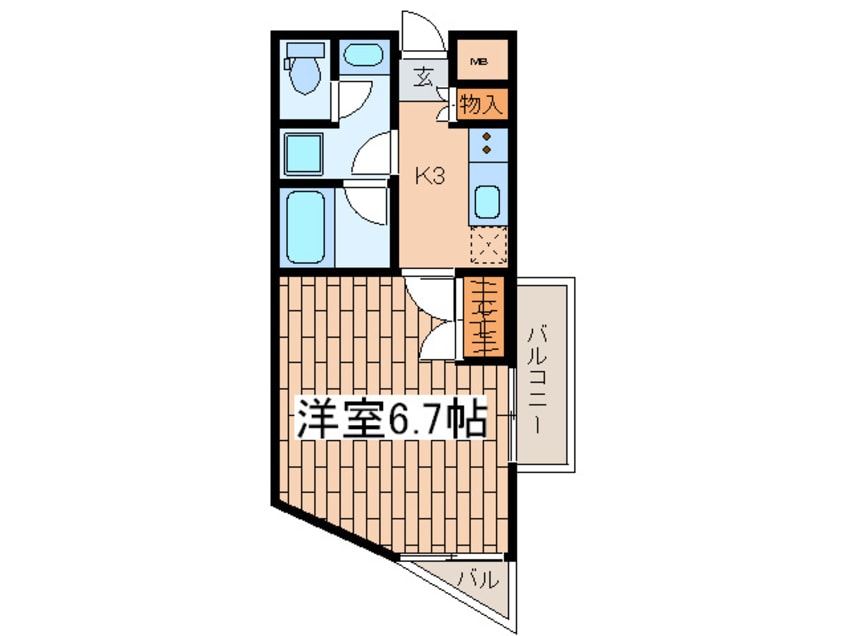 間取図 ＵＮＡ　ＴＥＲＺＡ　ＣＡＳＡ