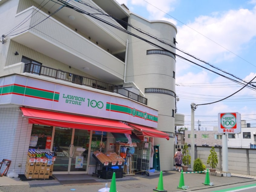 ローソンストア100 LS柴崎駅南口店(コンビニ)まで255m ＵＮＡ　ＴＥＲＺＡ　ＣＡＳＡ