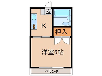間取図 サンライズ北原