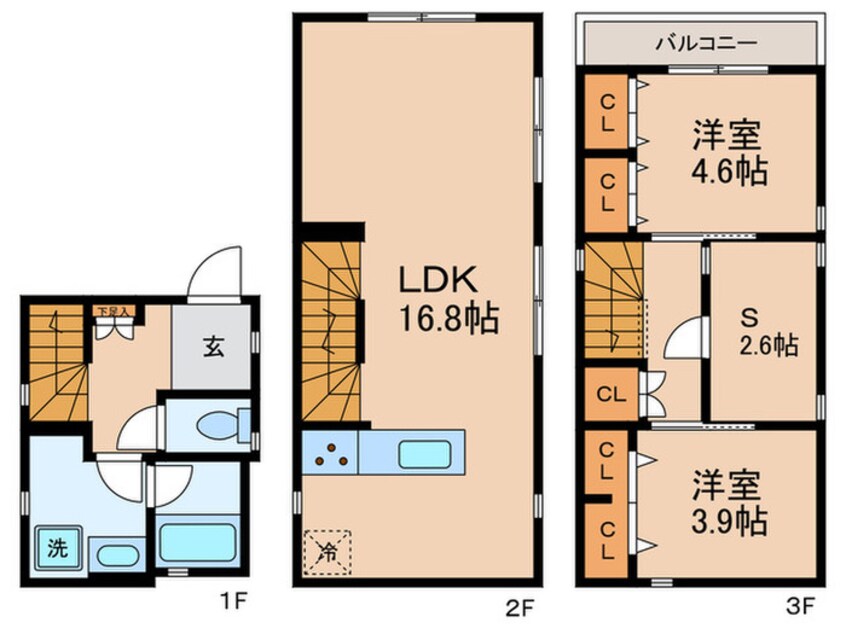 間取図 Kolet二子新地#05