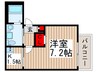 Ｃａｓｓｏｌｏ秋津 1Kの間取り